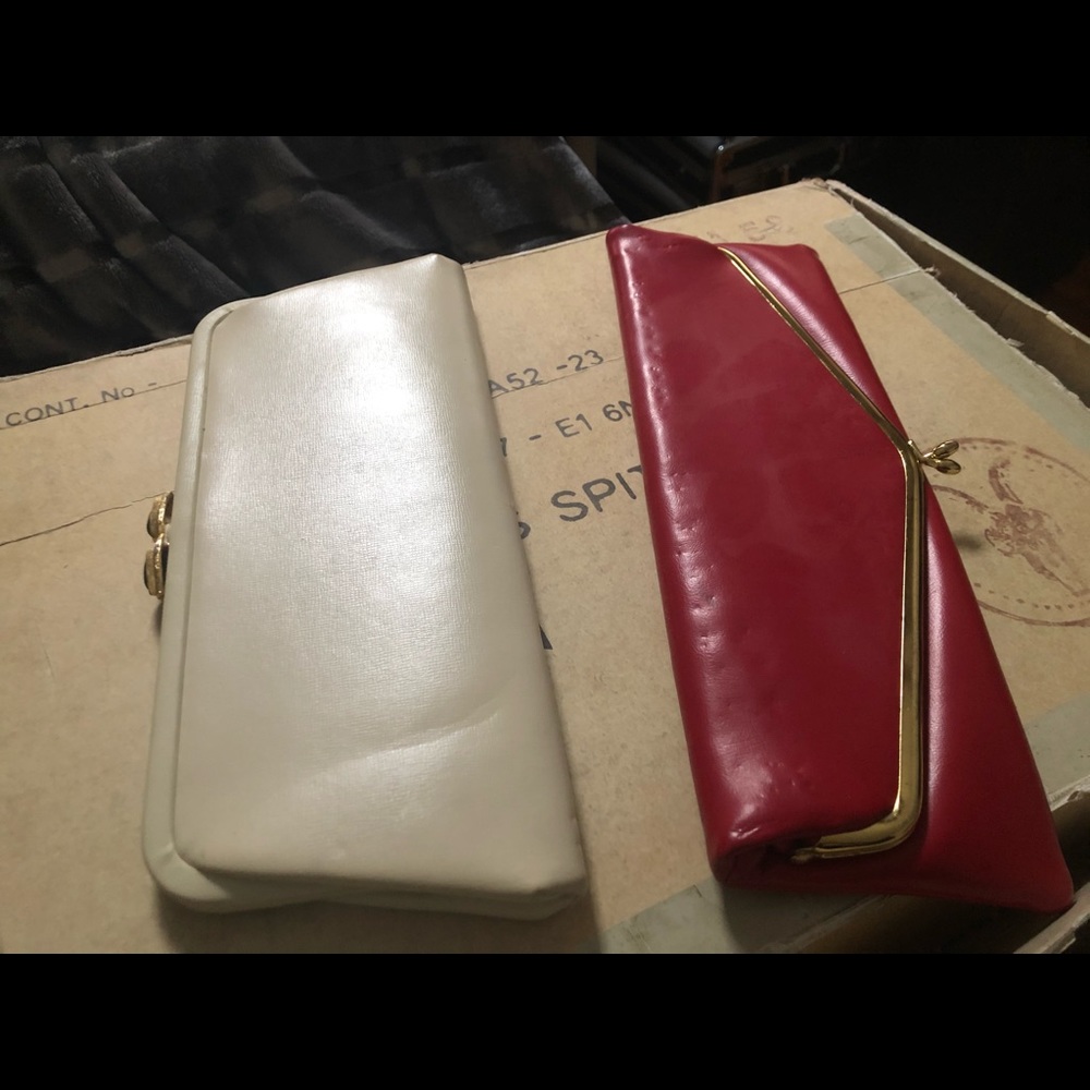 Pair of Ande late 50s MINT COND clutches.